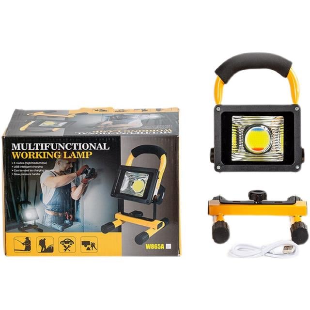 Powermaster MX-W865A Şarjlı Sensörlü Çok Fonksiyonlu 4 Işık Modlu Cob Led Projeksiyon Çalışma Lambası