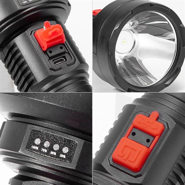 Powermaster HY-789 USB’li 3 Modlu Şarjlı El Feneri