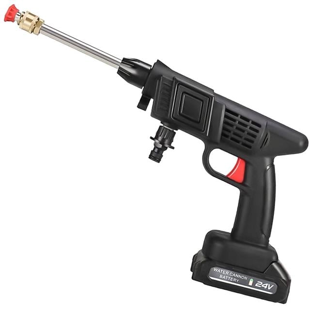 Powermaster PM-7728 Kablosuz Basınçlı Su Püskürtme Cihazı Araç Yıkama Temizlik Seti