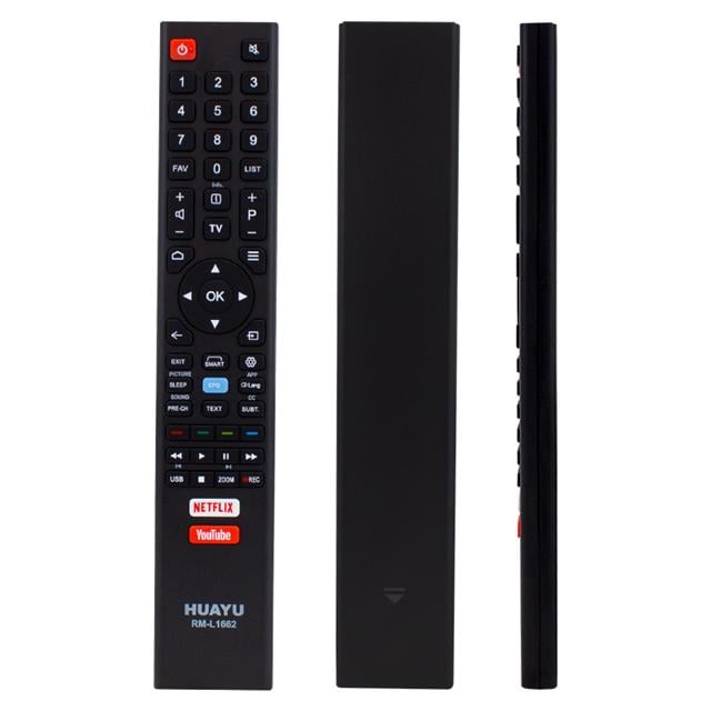 Huayu RM-L1662 Netflix-Youtube Tuşlu Lcd-Led Tv Universal Kumanda