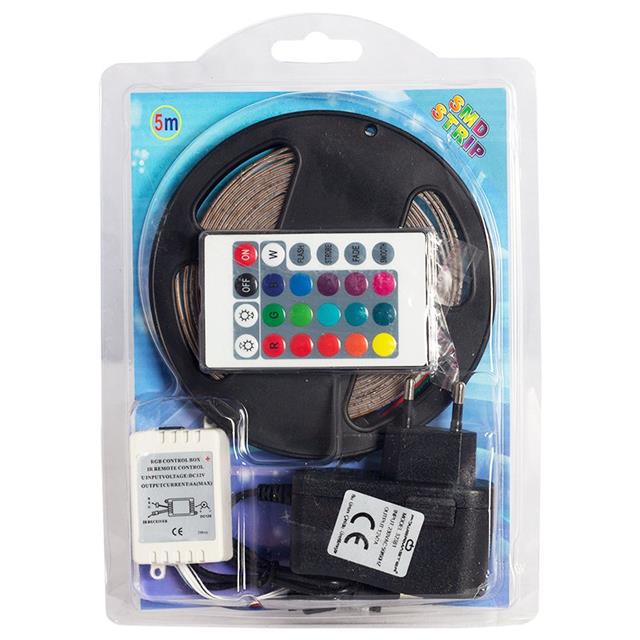 Powermaster Dış Mekan Animasyonlu+Adaptör Rgb Şerit Led 5 Mt.