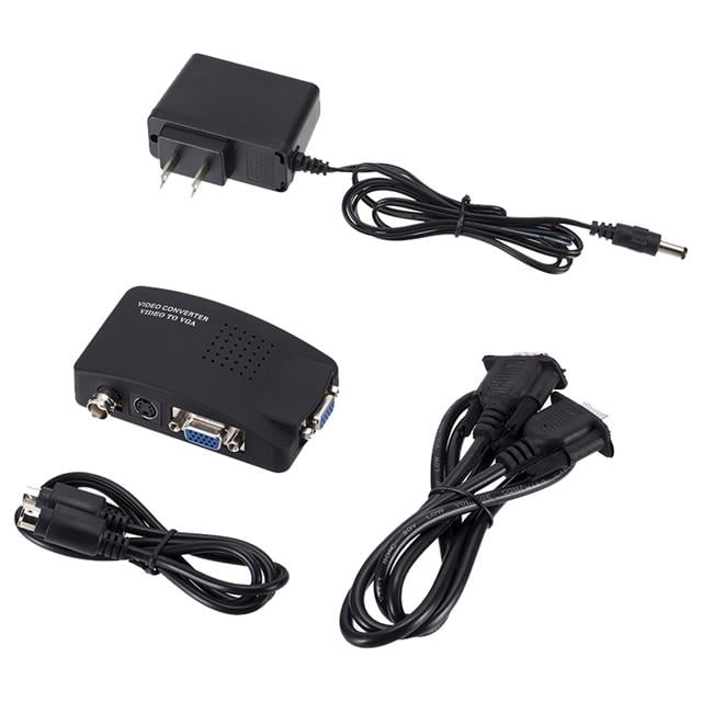 Powermaster PM-983 BNC S-Video VGA’dan VGA’ya Görüntü Dönüştürücü 1080P Destekli
