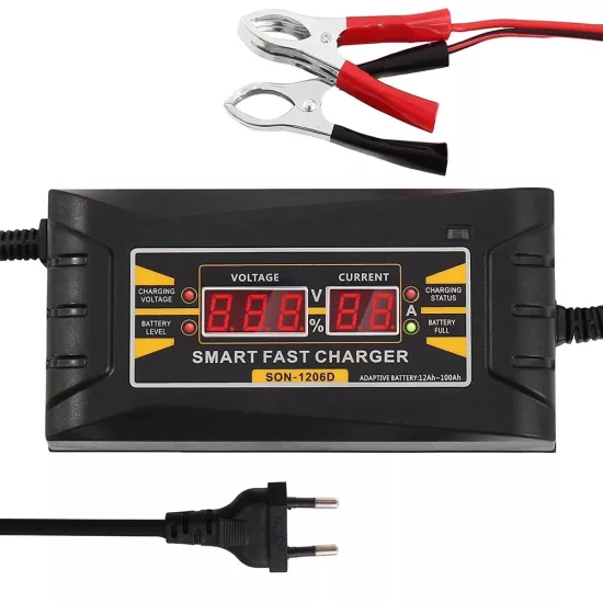 PowerMaster SON-1206D 12 Volt - 6 Amper Akıllı Hızlı Akü Şarj Cihazı