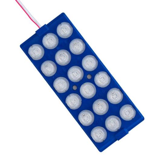 Powermaster 12 Volt 6 Watt Mavi 18 Ledli 2’li Paket Yanıp Sönen Modül Led