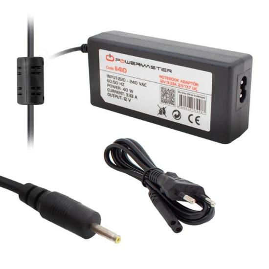 Powermaster PM-11410 12 Volt - 3.33 Amper 2.5*0.7 Mm Uçlu Adaptör (Samsung Ultrabook Notebook)