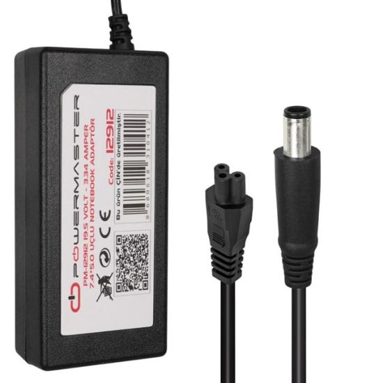 Powermaster PM-12912 19.5 Volt - 3.34 Amper 7.4*5.0 Mm Uçlu Adaptör