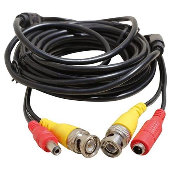 Powermaster PM-13816 BNC Video ve Güç Kablosu 5 Metre Güvenlik Kamera Bağlantısı