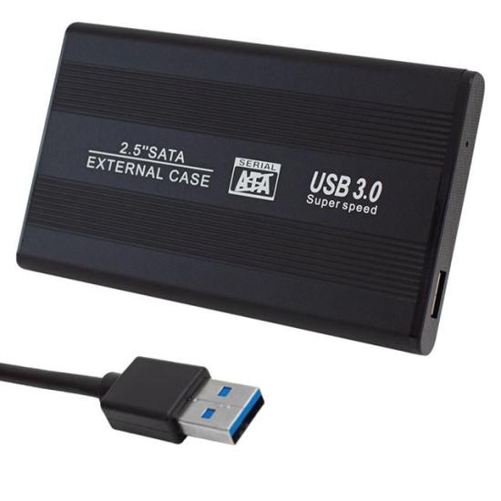 Powermaster PM-13948 Siyah 2.5’’ USB 3.0 Sata HDD Destekli Taşınabilir Harddisk Kutusu