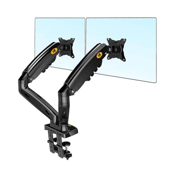 North Bayou F160 17-27’’ Amortisörlü Çift Kol Lcd - Led Monitör Tutucu Askı Aparatı