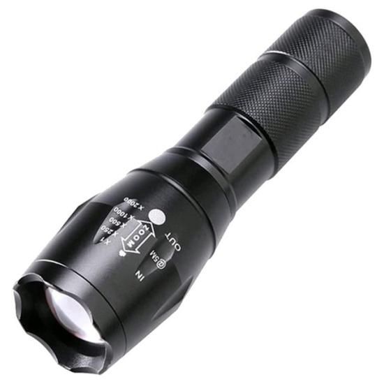 Powermaster PM-14623 Şarjlı Zoomlu HXP50 Power LED Metal El Feneri 4 Modlu