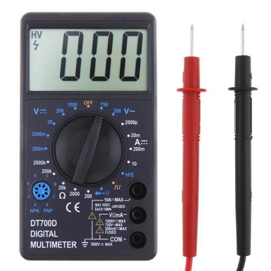 PowerMaster DT700D Jumbo Display Dijital Multimetre Ölçü Aleti