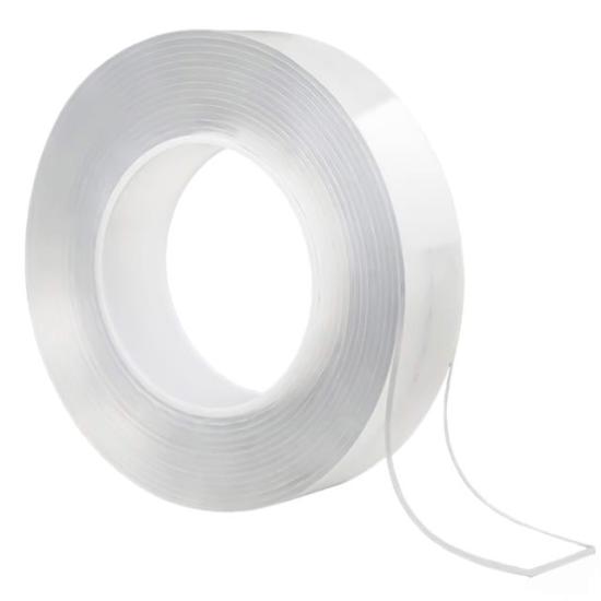 Sunup SN-14654 30mm 2 Metre Çift Taraflı Nano Teknoloji Süper Yapıştırıcı Şeffaf Bant