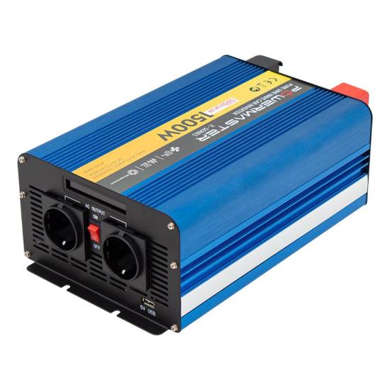 Powermaster PWR-1500 12 VOLT - 1500 Watt Pure Sinus Wave Inverter