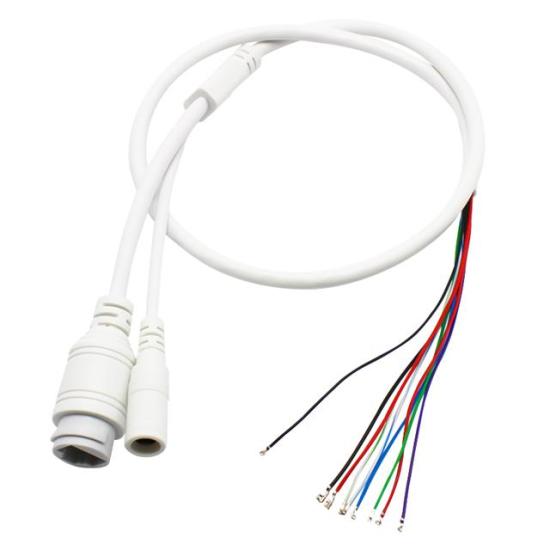 Powermaster PM-16317 IP Kamera Montaj ve Bağlantı Kablosu (RJ45 + DC Soket Seti)