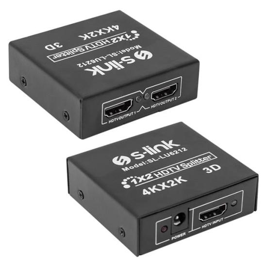 S-Link SL-LU6212 2 Port 4K-2K HDMI Dağıtıcı