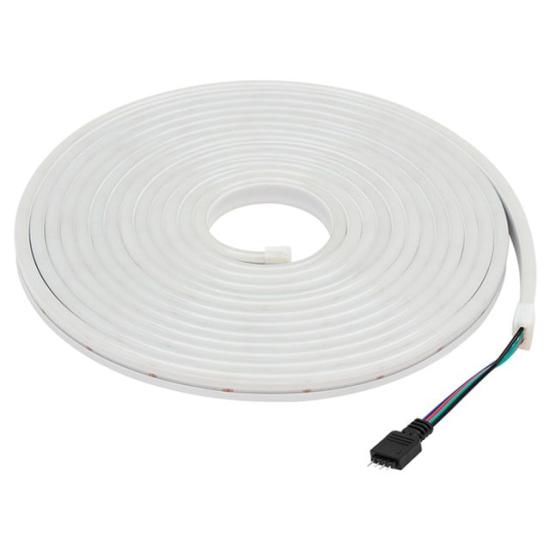 Powermaster PM-17903 Silikon Kaplamalı 12 Volt 5 Metre RGB Neon Led Şerit Aydınlatma