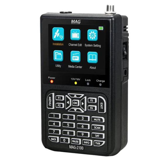 Mag MAG-2100 3.5’’ DVB-S/S2 LCD Ekran Görüntülü HD Uydu Yön Sinyal Bulucu