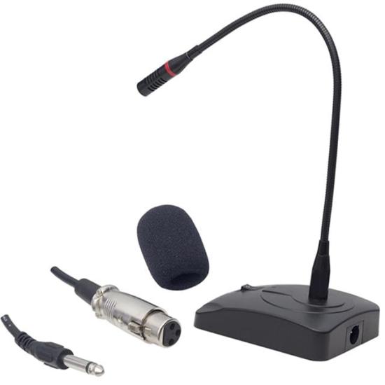 Magicvoice MV-H05 Kablolu Kürsü Mikrofonu Spiral Akrobat Gövde