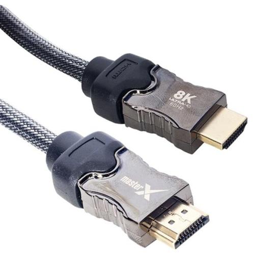 MasterX MX-18938 Örgülü 60Hz Ultra HD 1.5 Metre Örgülü 8K HDMI Kablo