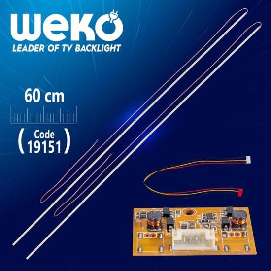 Universal 3’lü Kesilebilir 60 Cm (42’’ Altı İçin) 2 X Çubuk Eled - Driver