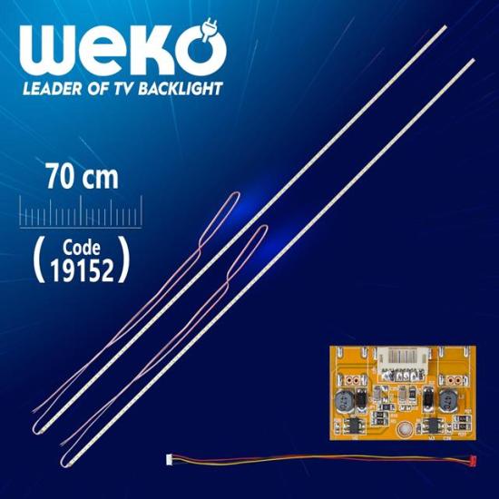 Universal 3’lü Kesilebilir 70 Cm (42’’-55’’ Arası) 2 X Çubuk Eled - Driver