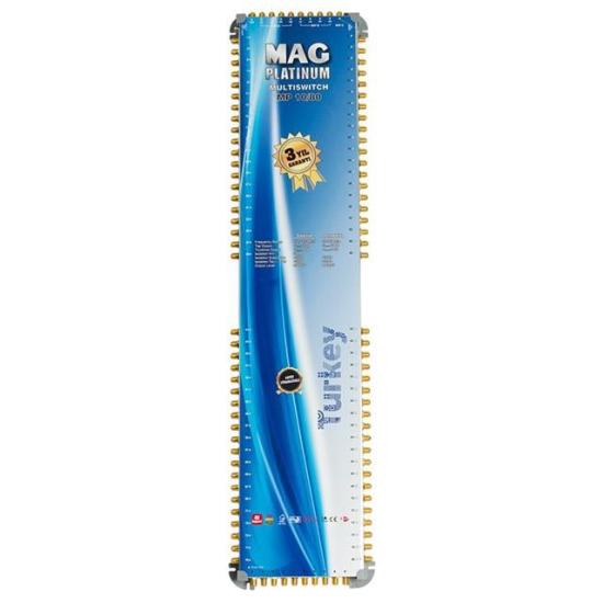 MAG Platinum MP 10/80 Multiswitch - 10 Giriş 80 Çıkışlı Merkezi Uydu Santrali Hybrid 4K ve 3D Destekli