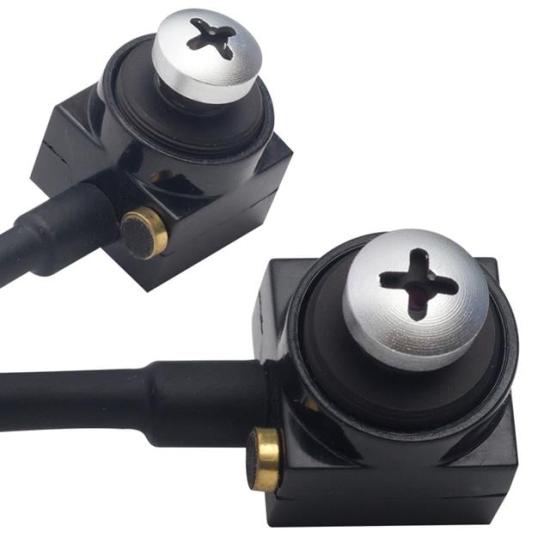PowerMaster PM-19312 3.6 MM 800 Tvl 1/4 Sensör Mikrofonlu Vida Tip Mini Kamera