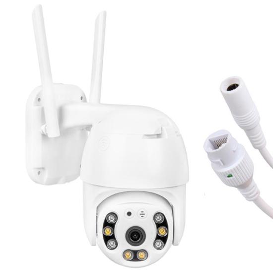 PowerMaster 2mp 3.6mm 1080P Wifi Speed Dome PTZ Kamera Poe + 12V