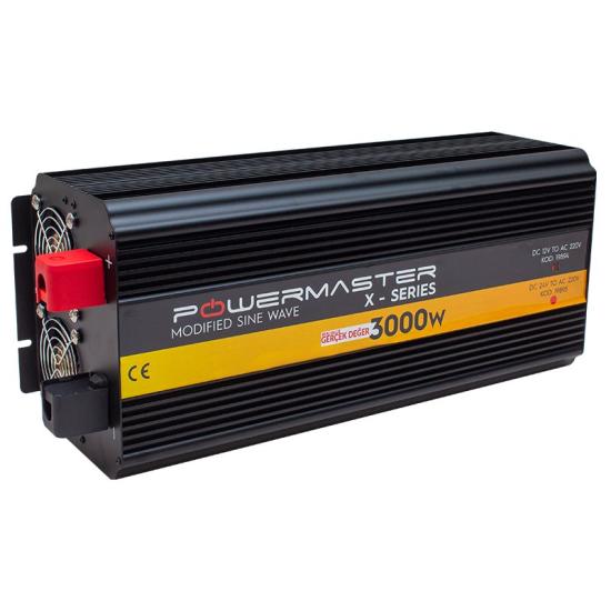 Powermaster 12-220V 12 Volt 3000 Watt Modified Sinus Inverter PWR3000-12