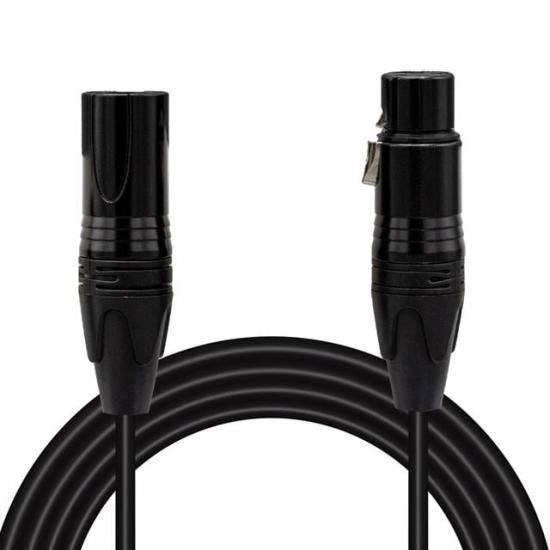 MagicVoice LD381 1 Metre Canon XLR Dişi - Canon XLR Erkek Stereo Plastik Jak Mikrofon Ses Kablosu