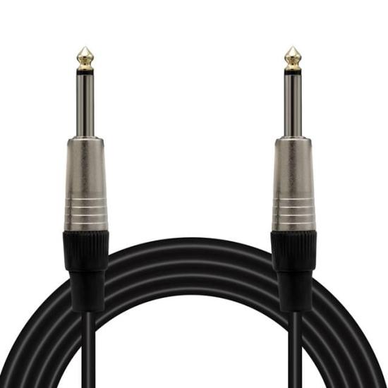 MagicVoice LD393A 5 Metre 6.35mm Mono Erkek Jak (TS) Ses Kablosu Metal Jack