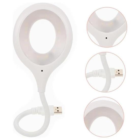 PowerMaster Portatif Akrobatik 20 SMD Ledli USB Gece Kitap Okuma Çalışma Lambası (Powerbank Uyumlu)