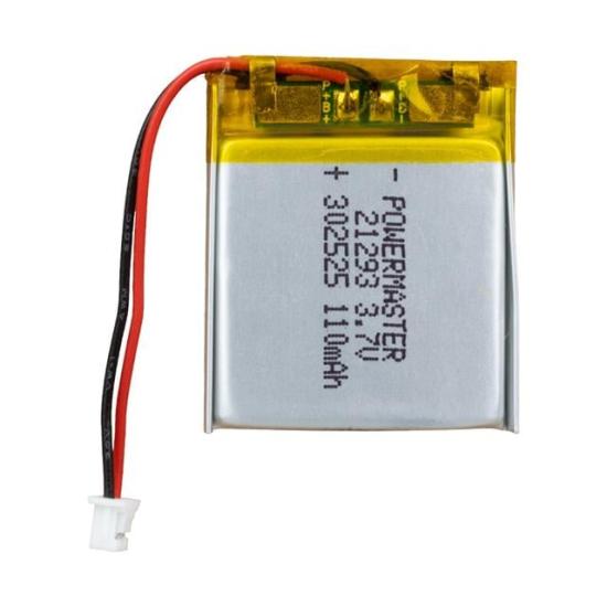Powermaster PM-21293 3.7V 110mAh 302525 3.5mm Soketli Lityum Polimer (Li-Po) Batarya Şarj Edilebilir Pil