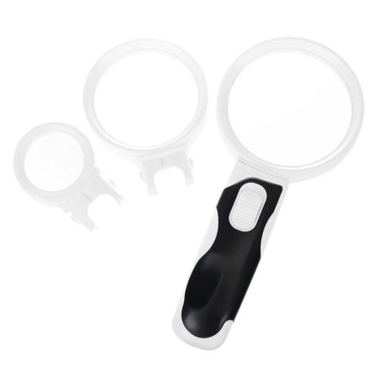 Powermaster PM-21477 2 Led’li 3-10-16x Ayarlanabilir Büyüteç