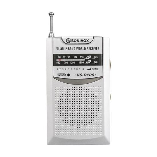 Sonivox VS-R106 Analog Radyo Gümüş Renk