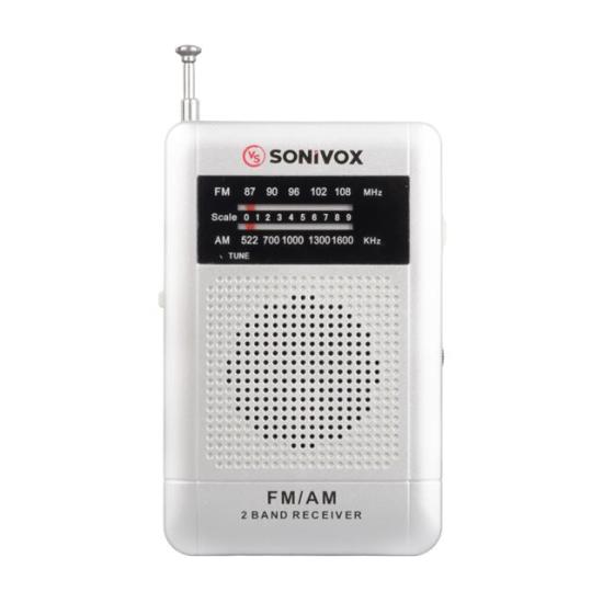Sonivox VS-R115 Analog Radyo Gümüş Renk
