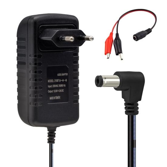 Techmore Akü Şarj Cihazı 12.6v Lityum Pilli Atv, Oyuncak Araba, Şarjlı Matkap, Şarjlı El Aletleri Için Uygun