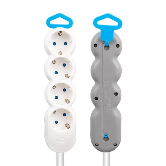 Vea VE-2S4N 4’Lü 1.5 Metre Kablolu Grup Priz