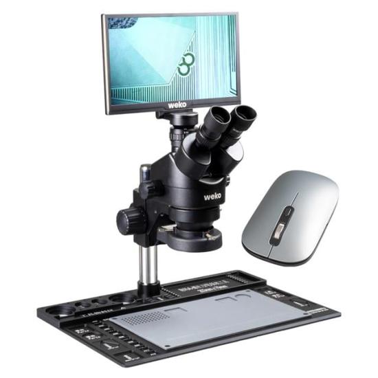 Weko WK-22485 20-130X 28MP 60FPS 11.6 Inch Dijital Büyüteç - Trinoküler Mikroskop
