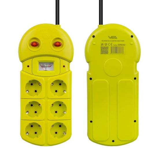 Vea VE-970B 6’Lı 1.5 Metre Grup Priz