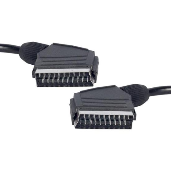PowerMaster PM-2275 1.3 Metre 9mm Poşetli Standart Scart Scart Kablo