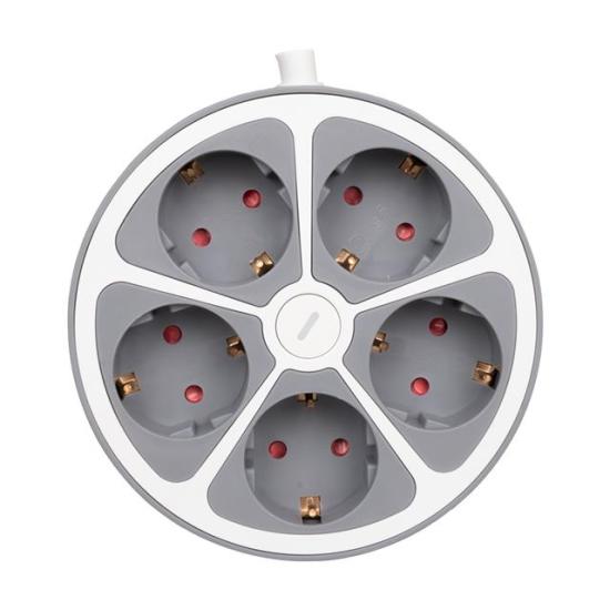 Vea VE-G605Y 5’li Anahtarlı 1.5 Metre Grup Priz