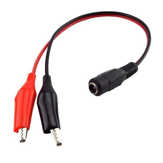 Powermaster 5.5x2.5mm Dişi To Krokodil Çevirici 25Cm Kablo PM-22974