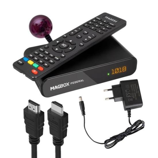Magbox Federal TKGS’li HD Uydu Alıcısı Scart + HDMI Çıkışlı