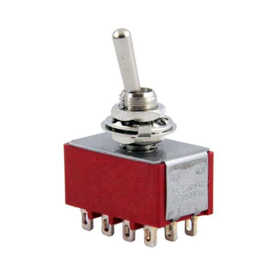 IC-148C  On-On Ø6mm 12P Toggle Switch MTS-402