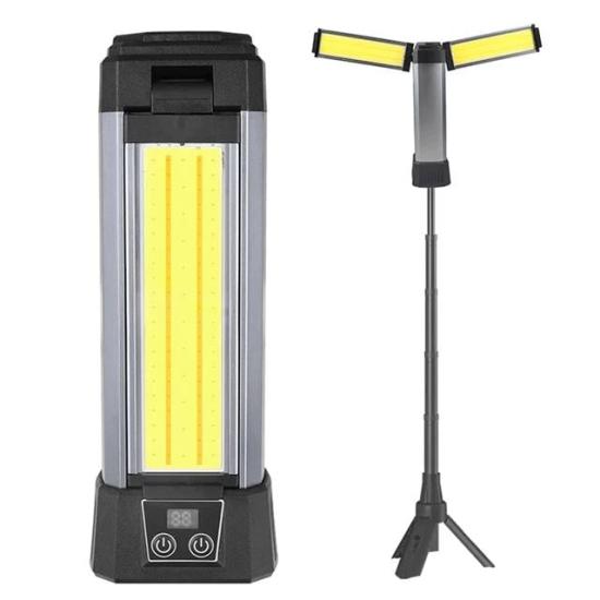 PowerMaster PM-24565 25 Watt USB - Type-C Girişli P50 Ve Cob Ledli 2 Kanatlı Kollu Çalışma Lambası