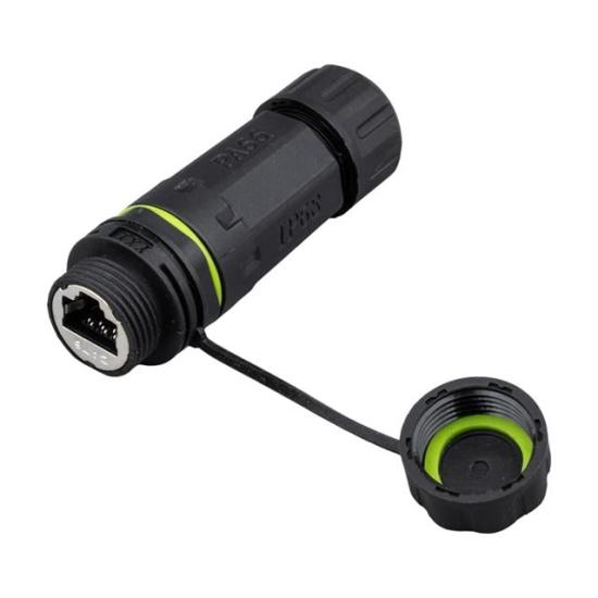 PowerMaster PM-24592 Dişi - Dişi IP68 Su Geçirmez RJ45 Konnektör