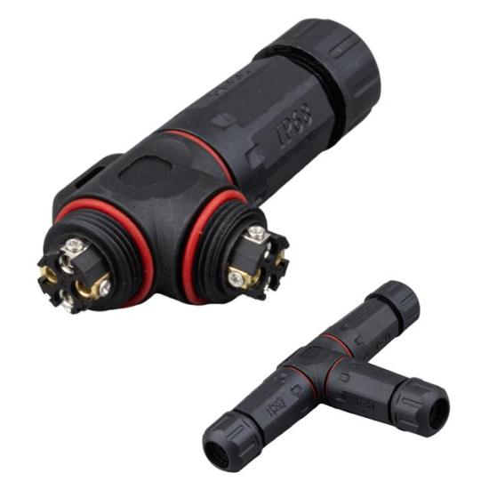 PowerMaster PM-24596 4 Pin Telli 3’lü Tip IP68 Su Geçirmez RJ45 Konnektör