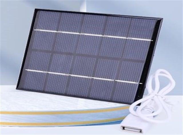 Powermaster PM-24920 5V 2W USB Şarj Çıkışlı Taşınabilir Outdoor Mini Solar Güneş Paneli 88x142mm