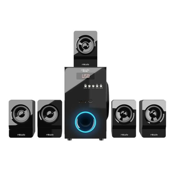 Mikado MD-581BT 110W USB/SD/FM/BT Destekli 5+1 Ses Sistemi Hoparlör - Speaker